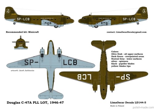 LD144-05 Douglas C-47A PLL LOT 1946-47