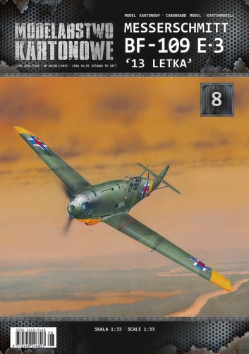 MK-008 - Bf-109 E-3 '13 LETKA' - 1/33