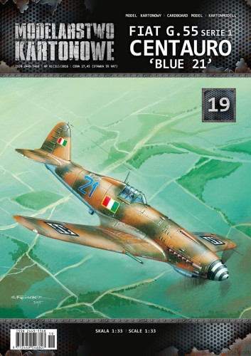 MK-019 - Fiat G.55 ser.1 CENTAURO 'blue 21'- 1/33