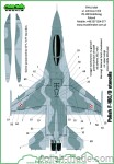 D72073 Polish F-16C/D stencils