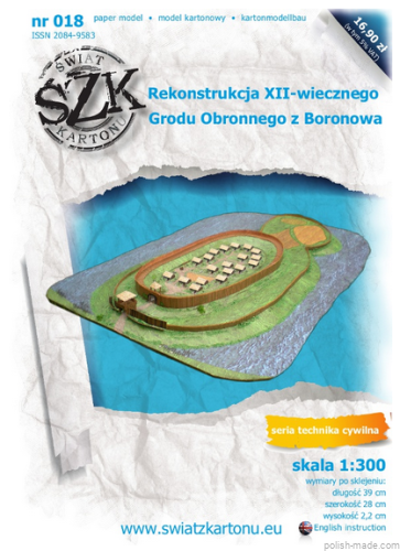 XII-w. gród obronny z BORONOWA - 018 - 1/300