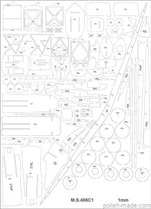 MK-L-08 - M.S.406C1 wręgi - 1/33