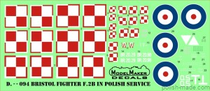 D48094 BRISTOL FIGHTER F.2B in Pl service