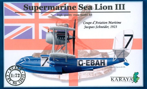 łódź latająca SUPERMARINE "SEA LION III" - 1/72