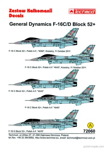 72060 F-16C/D Block 52+ - Polska