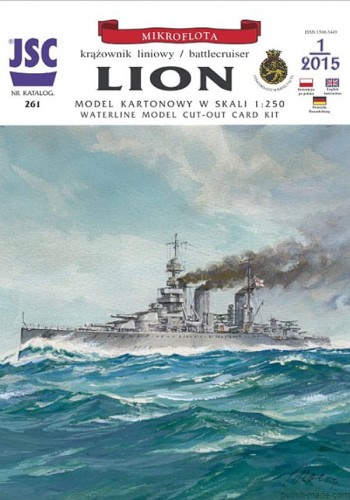 JSC-261 - HMS LION krążownik lin. - 1/250
