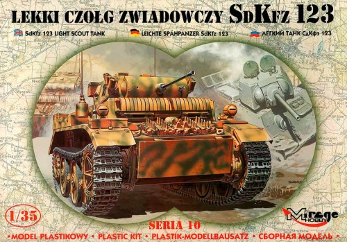 SdKfz 123 czołg lekki zwiadowczy - 1/35