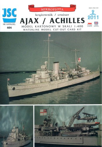 JSC-404 - AJAX/ACHILLES krążownik - 1/400