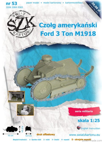 FORD 3 Ton M1918 czołg - 053 - 1/25