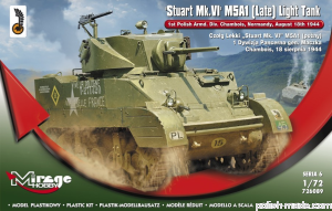 M5A1 late 'Stuart Mk.VI' - 726089 - 1/72