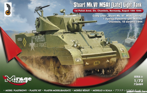 M5A1 late 'Stuart Mk.VI' - 726089 - 1/72