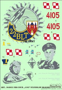D48055 MiG-29UB '4105' - Stanislaw Skalski
