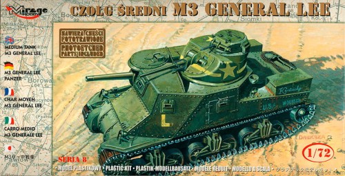 M3 GENERAL LEE cz.średni - 728001 - 1/72