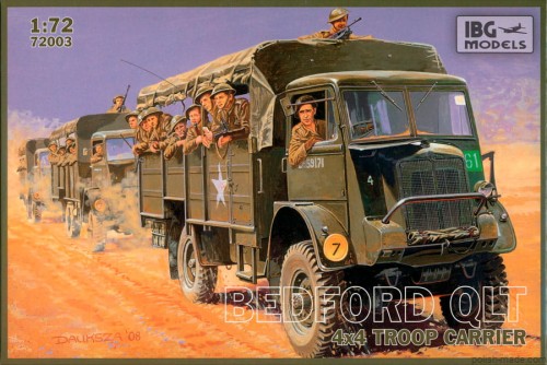 BEDFORD QLT 4x4 TROOP CARRIER s. ciężarowy - 1/72