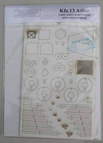 Kfz.13 Adler - szkielet laser - 1/25