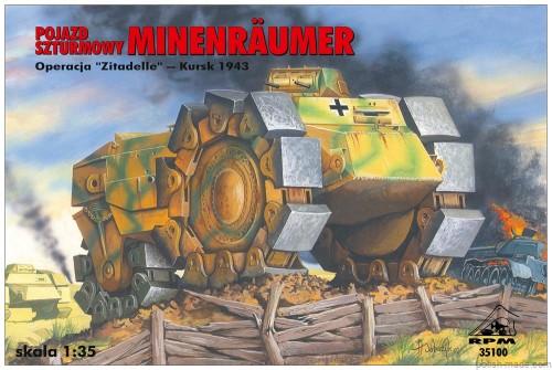 MINENRAUMER pojazd szturmowy - 35100 - 1/35