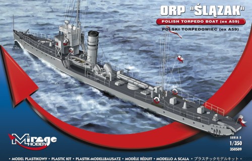 ORP 'ŚLĄZAK' torpedowiec - 1/350