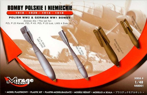 Bomby pol. 1918-39 i niem. 1914-18  - 1/48
