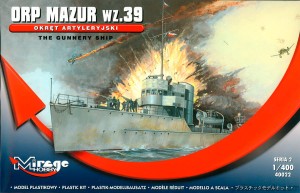 ORP MAZUR wz.39 ok. artyleryjski - 1/400