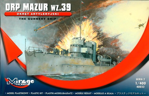 ORP MAZUR wz.39 ok. artyleryjski - 1/400