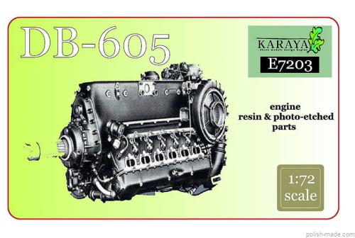 DB-605 silnik - 1/72