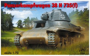 Pz.Kpfw. 38 H 735(f) - 72220 - 1/72