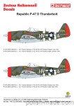 32011 Republic P-47 D Thunderbolt - samolot Francisa Gabreskiego