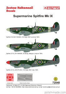 72048 Spitfire Mk. IX - dyw.  polskie