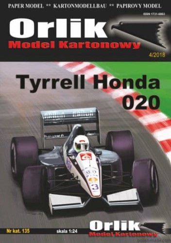 Tyrell Honda 020 - 135 -1/24