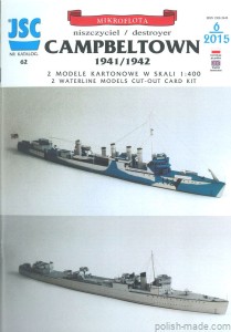 JSC-062 - CAMPBELTOWN 1941/42 niszczyciel - 1/400