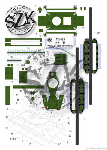 T-34/85 - 1/87(H0)
