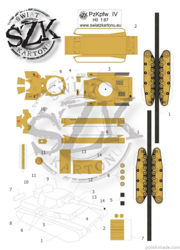 PzKpfw IV - 1/87(H0)