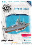 HTMS THONBURI pancernik obr.wyb. - 054 - 1/200