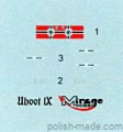 U803 o.p. t. IXC/40 Turm II - 1/400
