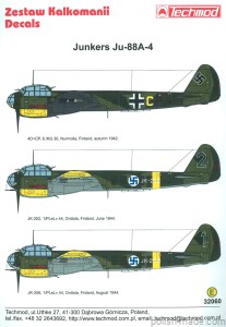 32060 JUNKERS Ju-88A-4 - 1942-44
