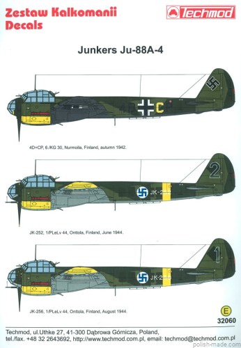 32060 JUNKERS Ju-88A-4 - 1942-44