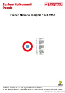 32065 French National Insignia 1938-42