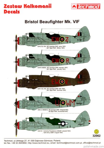 32062  Bristol Beaufighter Mk. VIF - 1942-43