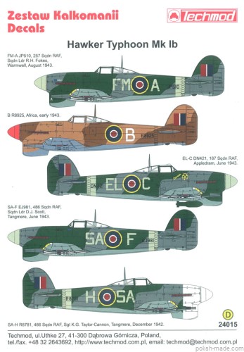24015 Hawker Typhoon Mk. IB - 1942-43