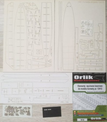 GRIGORIJ KUROPJATNIKOW & MIŃSK korwety p.12412  - z.laser - 145W - 1/200