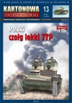 KK13 czołg lekki 7 TP - 1/25 model kartonowy