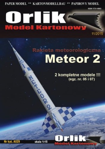 Meteor 2 nr 05 i 07 rakieta meteo - A029 - 1/15
