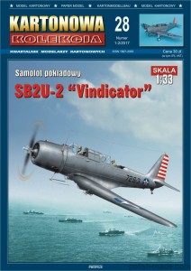 KK28 SB2U-2 'VINDICATOR' - 1/33 model kartonowy