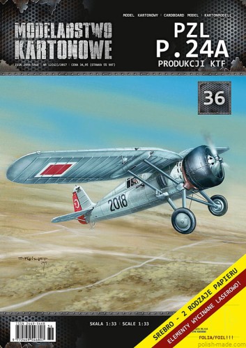 MK-036 - PZL P.24 A prod. KTF - 1/33