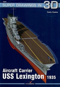 16064-3D - USS LEXINGTON (35') lotniskowiec