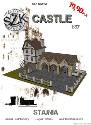 CASTLE - Stajnia - C07 - 1/87(H0)