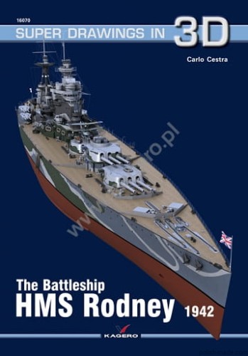 16070-3D - HMS RODNEY '42' pancernik