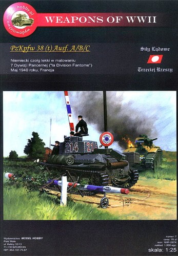 PzKpfw 38 (t) Ausf. A/B/C - 07 - 1/25