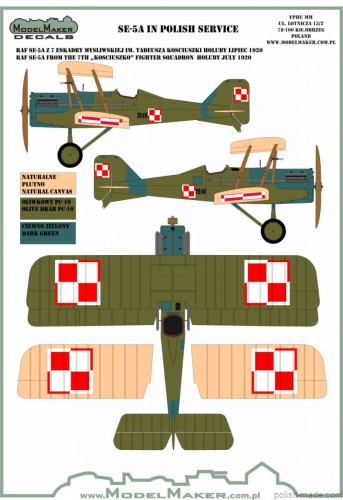 D48105 SE-5a in Polish service
