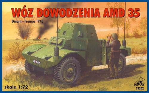 AMD 35 wóz dowodzenia - 72302 - 1/72